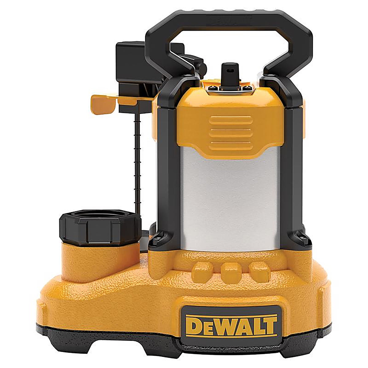 DeWalt - DXWP62383 - 1/3 HP 4500 GPH Stainless Steel Vertical Float Switch AC Submersible Sump Pump 10 Ft