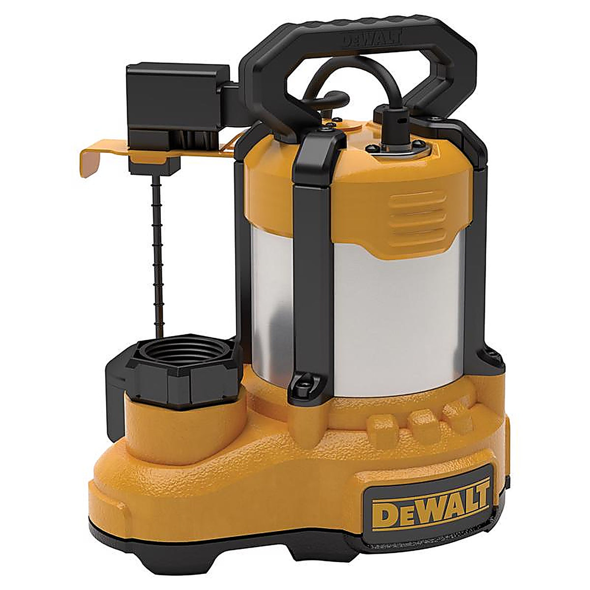 DeWalt - DXWP62383 - 1/3 HP 4500 GPH Stainless Steel Vertical Float Switch AC Submersible Sump Pump 10 Ft