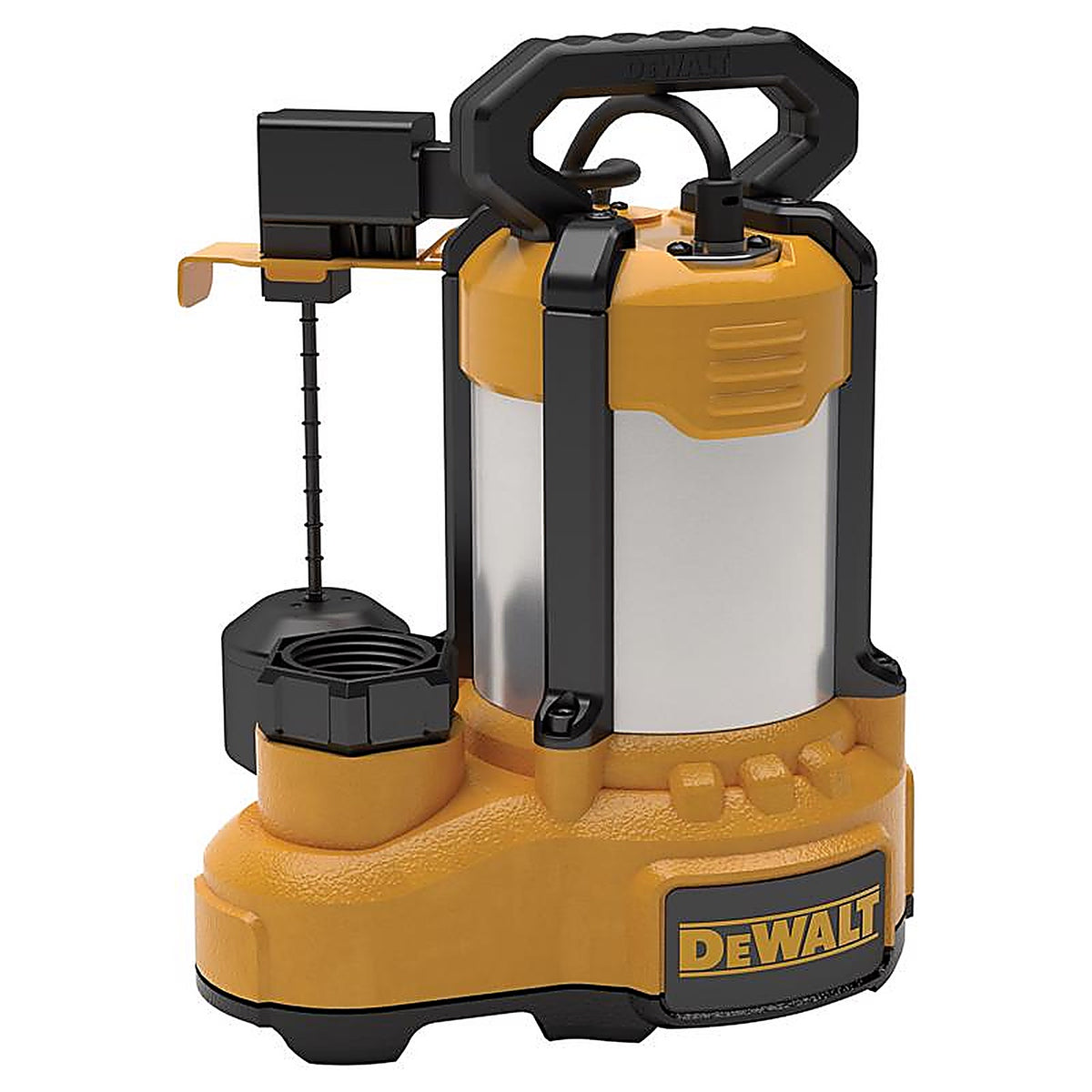 DeWalt - DXWP62583 - 1/2 HP 6100 GPH Stainless Steel Vertical Float Switch AC Submersible Sump Pump 10 Ft