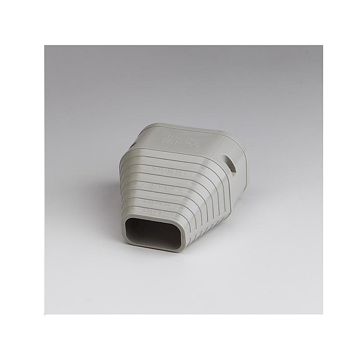 Slimduct - 86127 - Lineset Cover End Fitting 4.5 In. W X 3 In. H Ivory