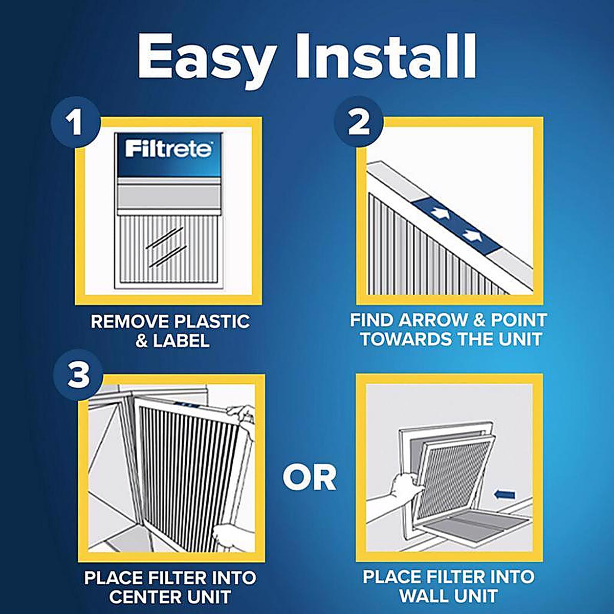 Filtrete - NDP03-6IN-2 - 20 In. W X 25 In. H X 6 In. Polypropylene 1550 Mpr Pleated Air Filter 1 Pack