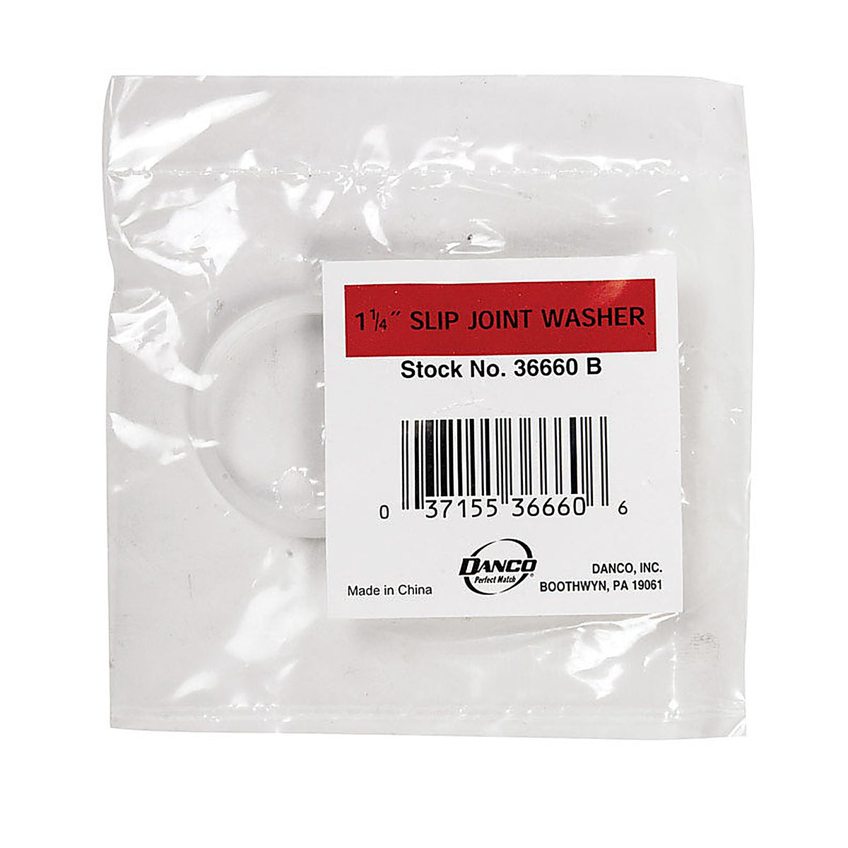 Danco 36660B 1-1/4 in. D Polyethylene Washer 5 pk