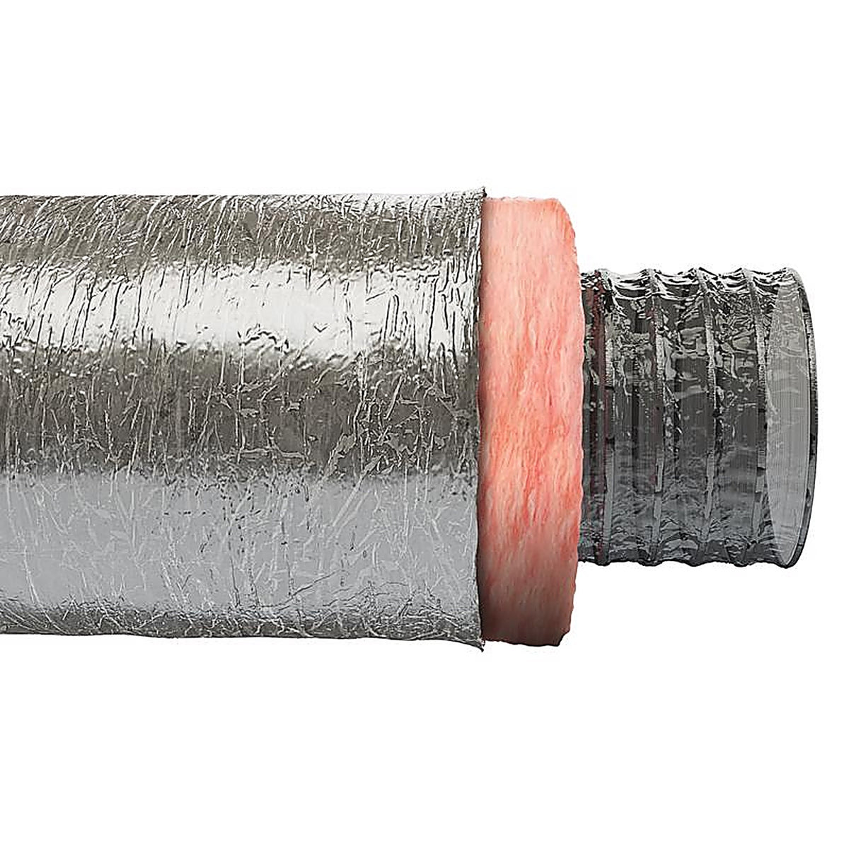 Imperial - MEA-0425 - R4.2 25 Ft. L X 4 In. D Silver Poly Duct