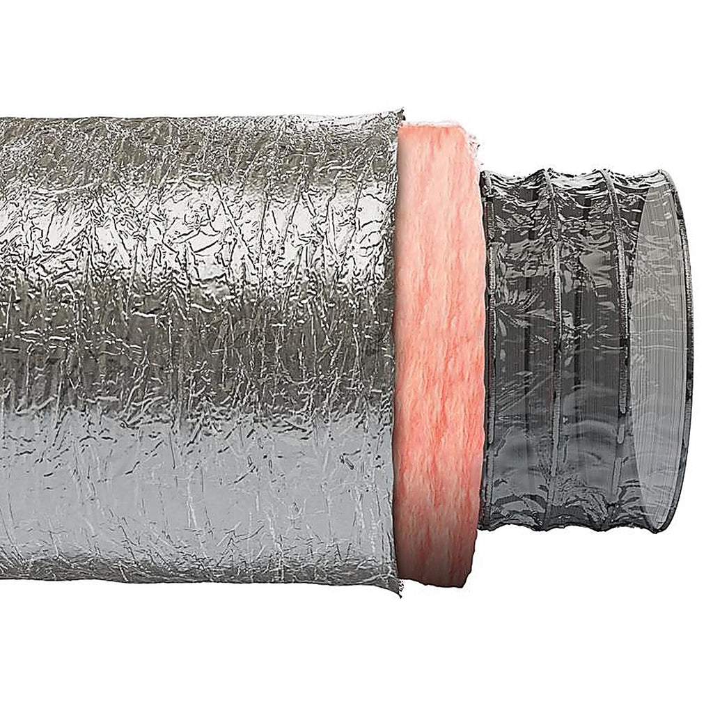 Imperial - MEA-0625 - R4.2 25 Ft. L X 6 In. D Silver Poly Duct