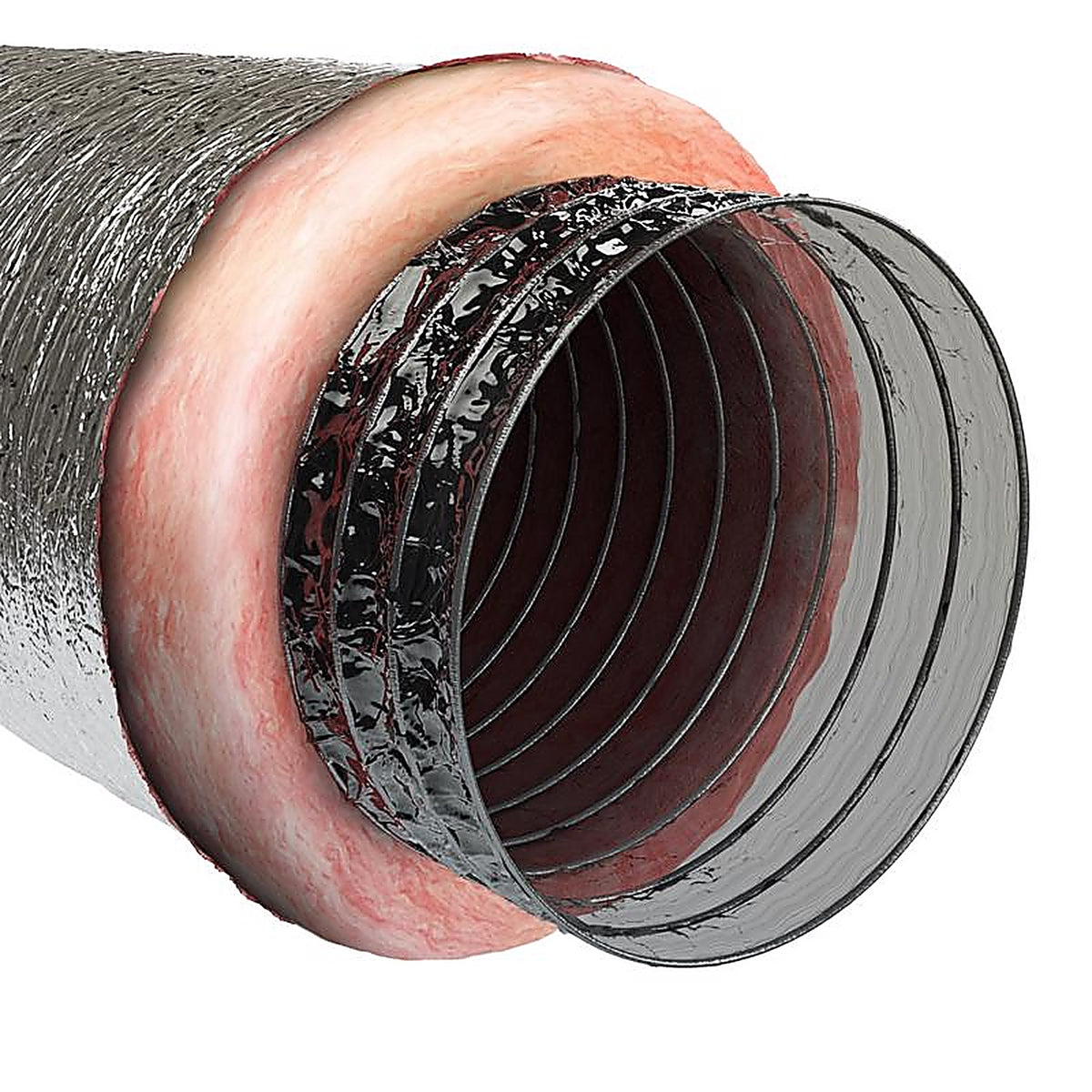 Imperial - MEA-0825 - R4.2 25 Ft. L X 8 In. D Silver Poly Duct