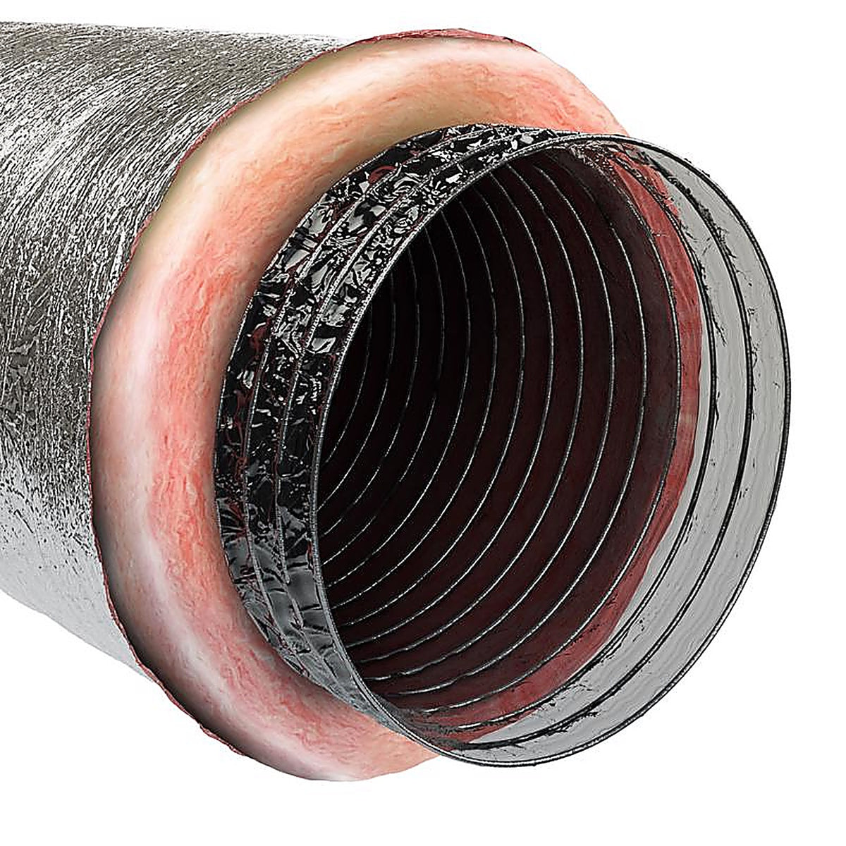 Imperial - MEA-1225 - R4.2 25 Ft. L X 12 In. D Silver Poly Duct