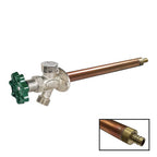Prier - C-144X08 - 1/2 In. Crimp PEX In. Anti-Siphon Brass Freezeless Wall Hydrant