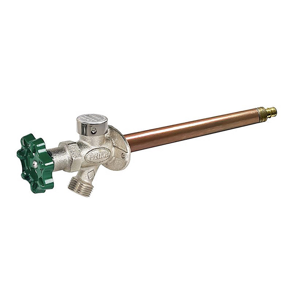 Prier - C-144W10 - 1/2 In. PEX In. Anti-Siphon Brass Freezeless Wall Hydrant