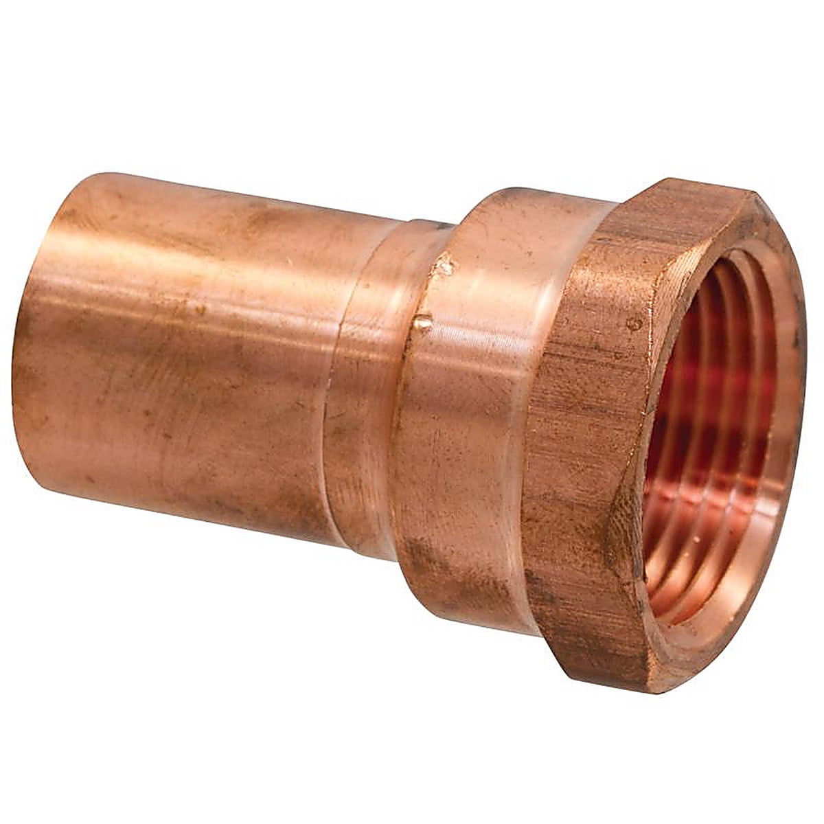 Nibco - 9028755PCU - 1 In. FTG X 1 In. D Fip Wrought Copper Adapter 1 Pack