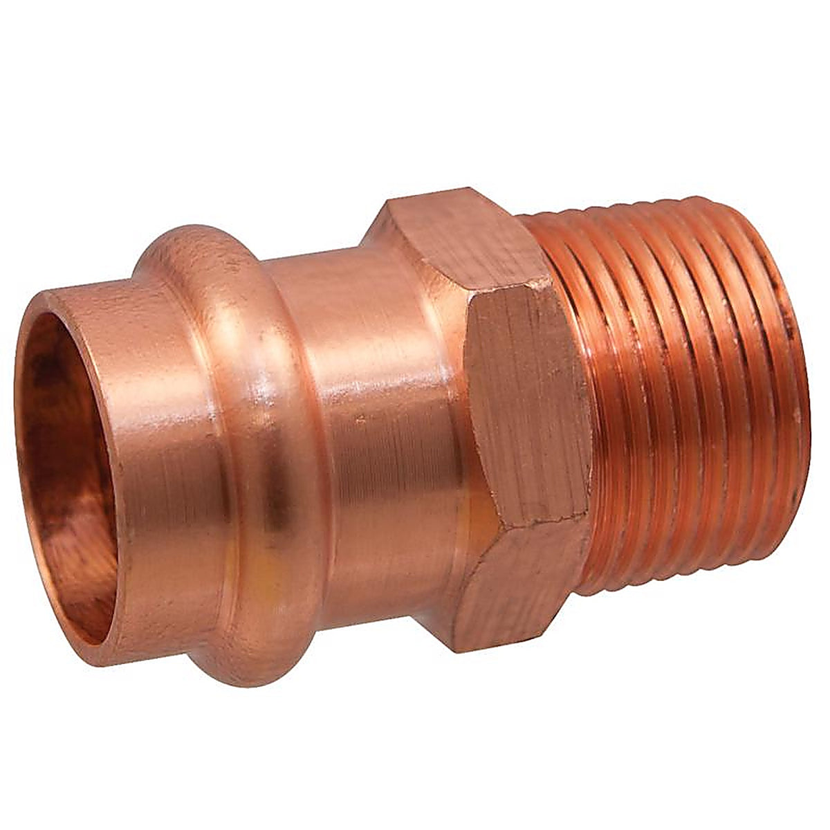 Nibco - 9032300PCU - 2 In. Press X 2 In. D MIP Wrought Copper Adapter 1 Pack