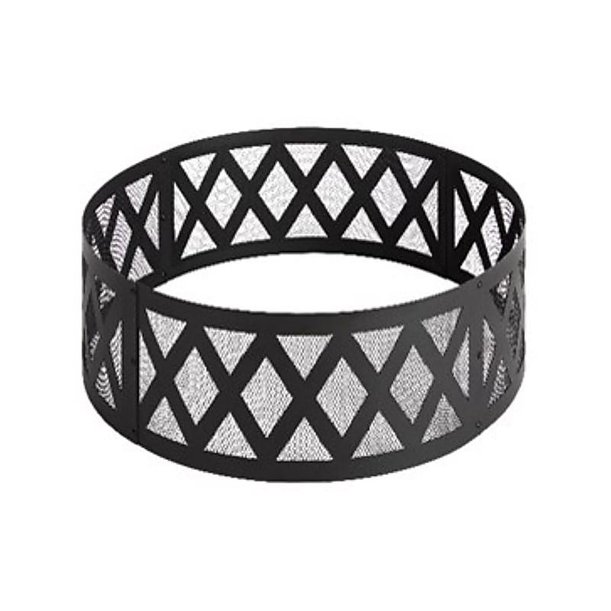 Living Accents - FR-001 - 36 In. W Steel Round Wood Fire Pit
