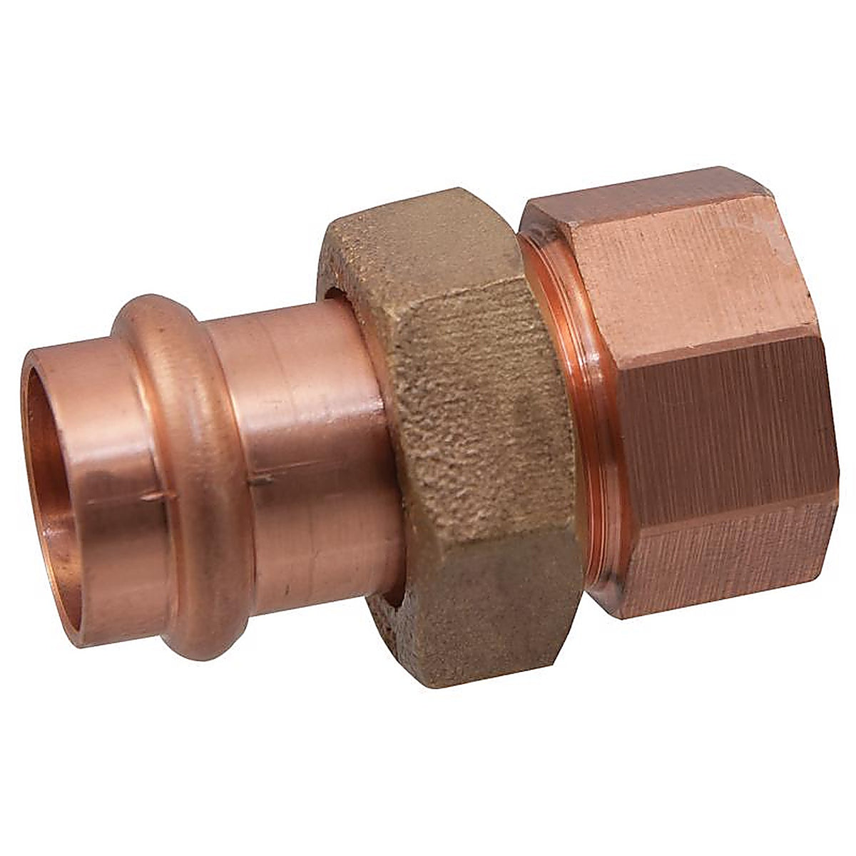 Nibco - 9256720PCU - Press System 1 In. Press X 1 In. D Fnpt Wrought Copper Union 1 Pack