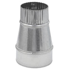 IMP - GV1415 - Imperial 4 In. D X 3 In. D Galvanized Steel Reducer with Crimp