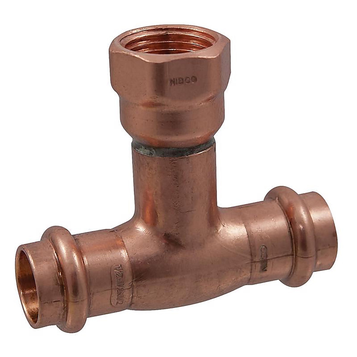 Nibco - 9116502PCU - Press System 3/4 In. Press X 3/4 In. D Press Wrought Copper Tee 1 Pack