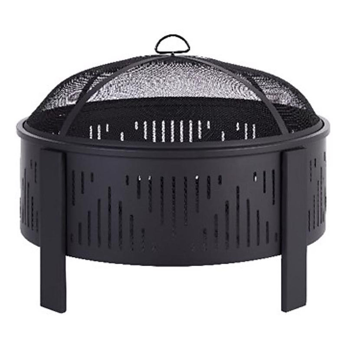 Living Accents - FT-32035 - 29 In. W Steel Round Wood Fire Pit