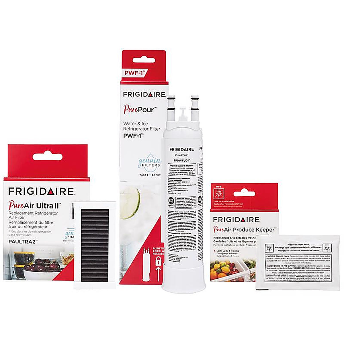 Electrolux - FRIGCOMBO7 - Refrigerator Water/Air Replacement Filter with Produce Keeper Combo Kit