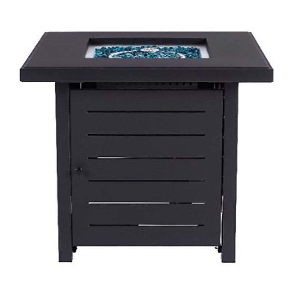 Living Accents - CDF-WMGB28-COL - 28 In. W Steel Square Propane Fire Pit