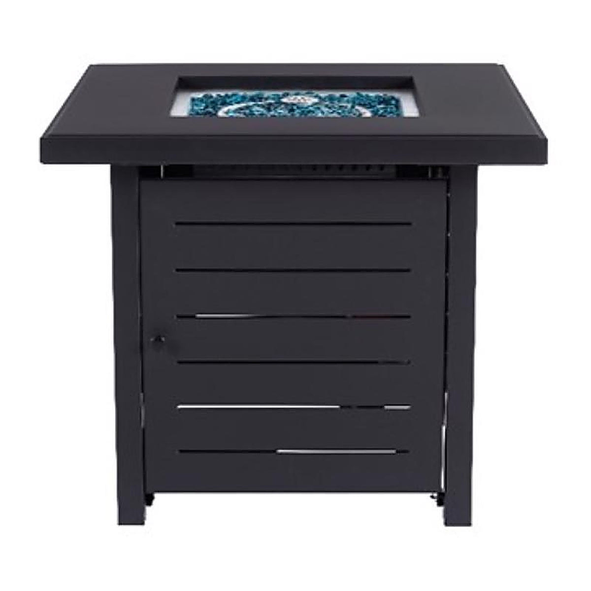 Living Accents - CDF-WMGB28-COL - 28 In. W Steel Square Propane Fire Pit