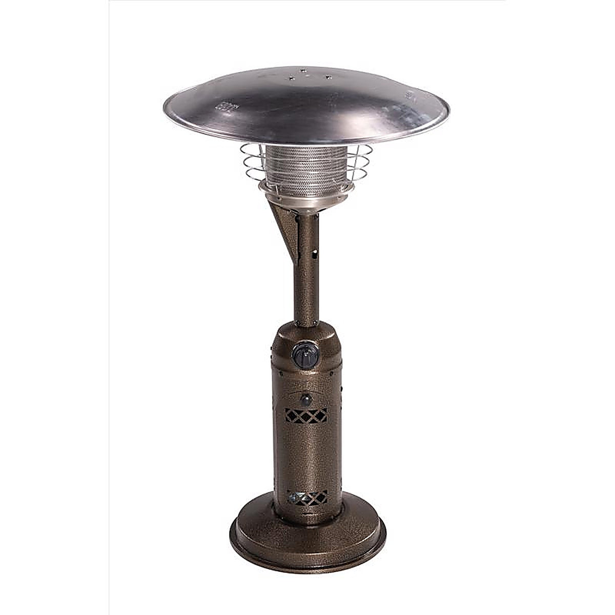 Living Accents - PH01-S-PC - 11000 Btu Propane Stainless Steel Tabletop Patio Heater 75 Sq Ft