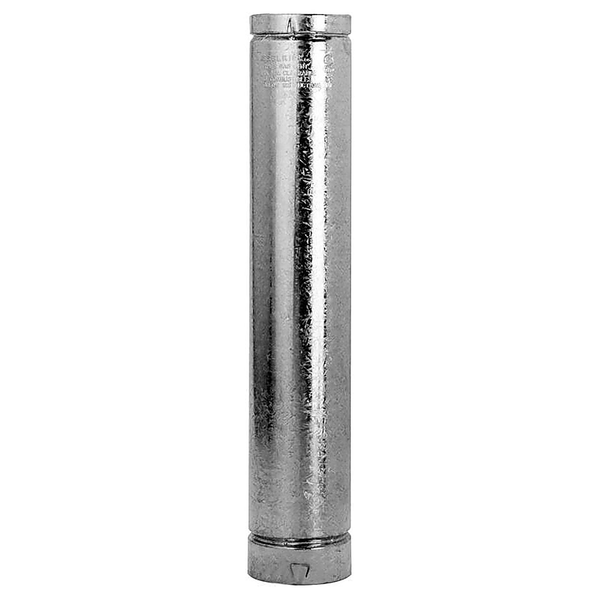 Selkirk - 106036 - 6 In. D X 36 In. L Aluminum/Galvanized Steel Round Gas Vent Pipe