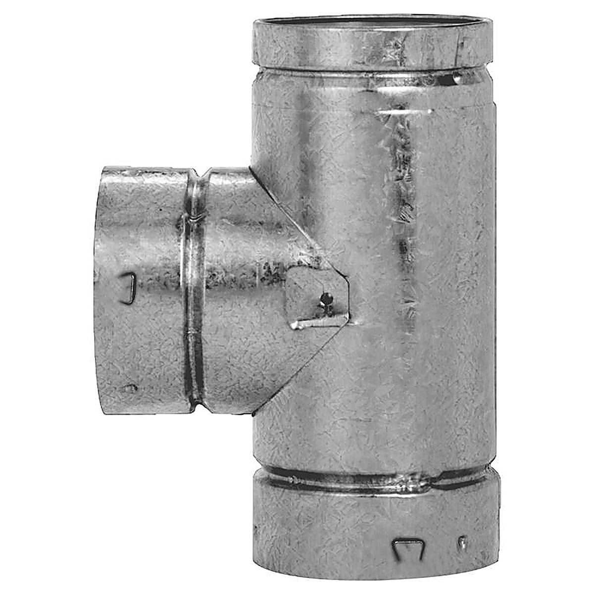 Selkirk - 106100 - 6 In. D X 10.5 In. L Aluminum/Galvanized Steel Round Gas Vent Pipe