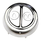 Fluidmaster - 800P-001-P8 - Flush Lever - Push Button Silver/White Chrome