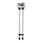 Fluidmaster - 800P-001-P8 - Flush Lever - Push Button Silver/White Chrome