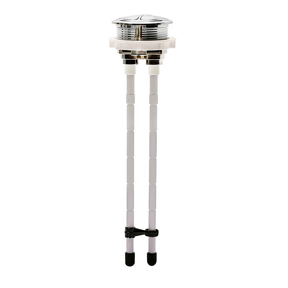 Fluidmaster - 800P-001-P8 - Flush Lever - Push Button Silver/White Chrome