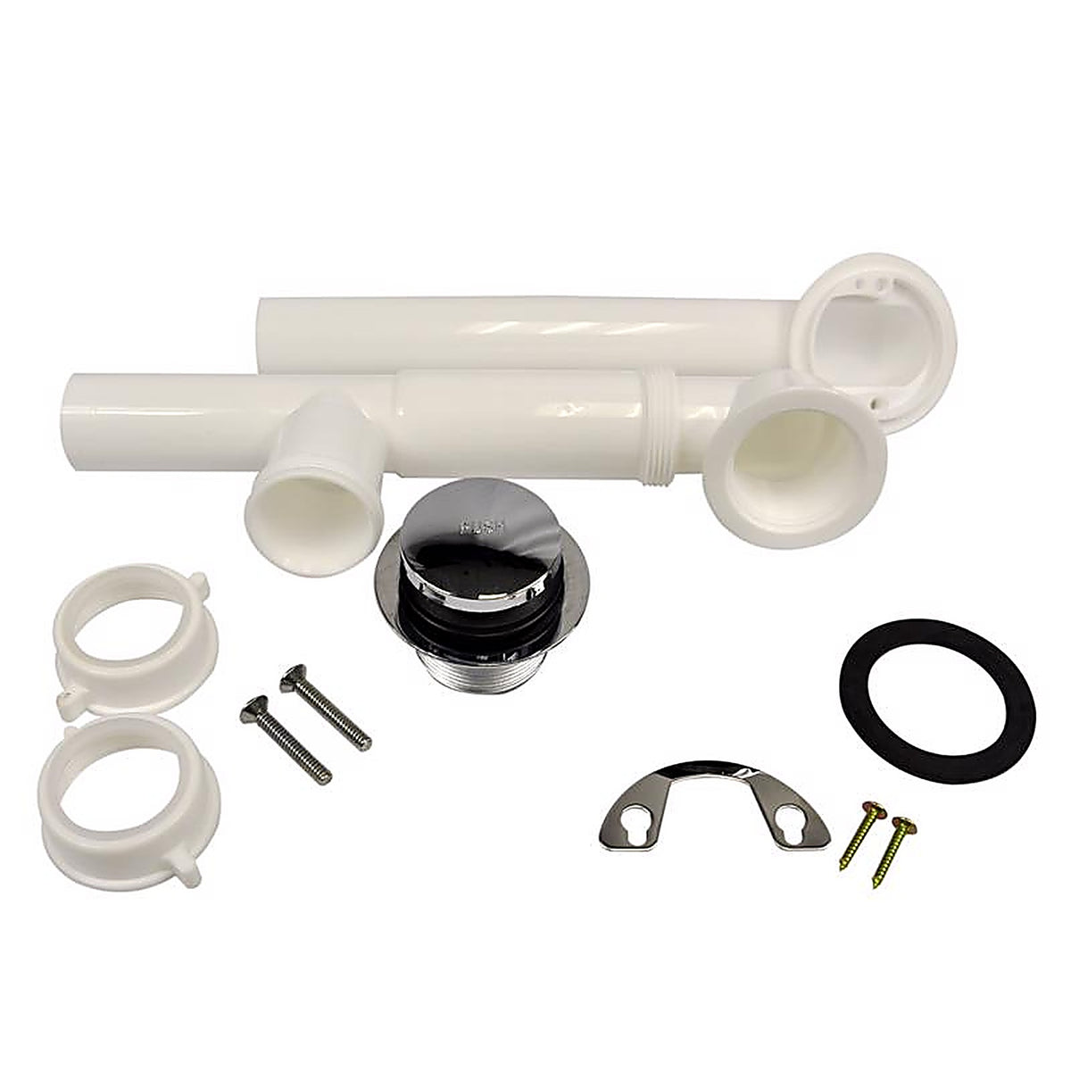 Danco - 9D00051930 - 1-1/2 In. D Polished Chrome Plastic Tub Drain Kit