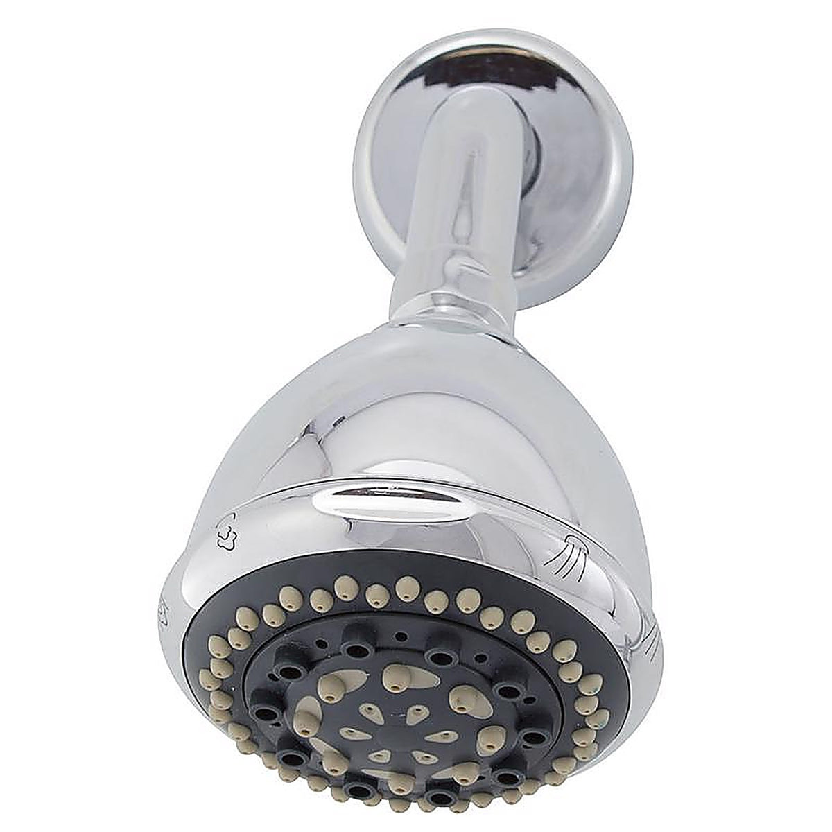 Whedon - FP742C - Rainbow Massage Polished Chrome Plastic 7 Settings Showerhead 2 GPM