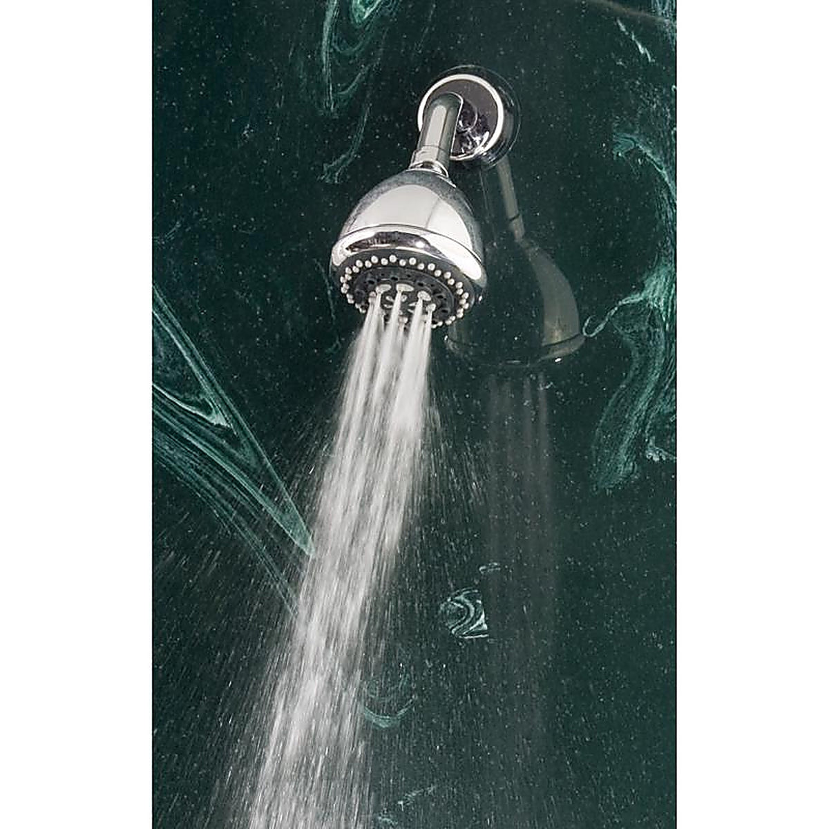 Whedon - FP742C - Rainbow Massage Polished Chrome Plastic 7 Settings Showerhead 2 GPM