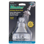 Whedon - BL42C - Chrome Plastic 1 Settings Wallmount Showerhead 2 GPM