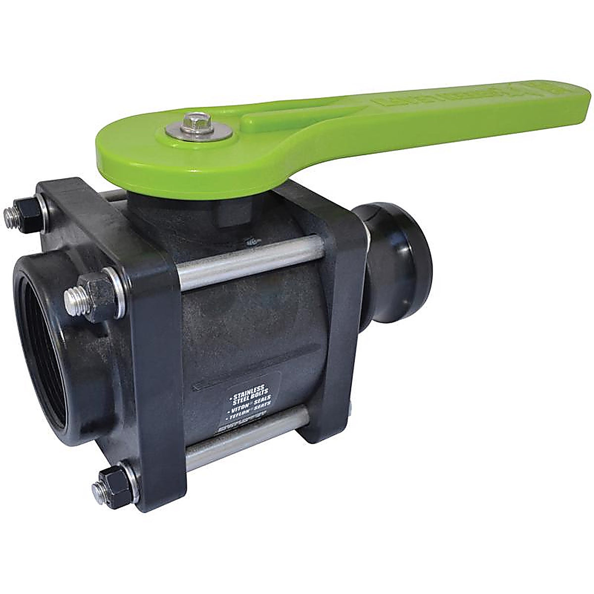 Green Leaf - VF204FP - 2 In. Polypropylene FPT X Male Ball Valve Full Port