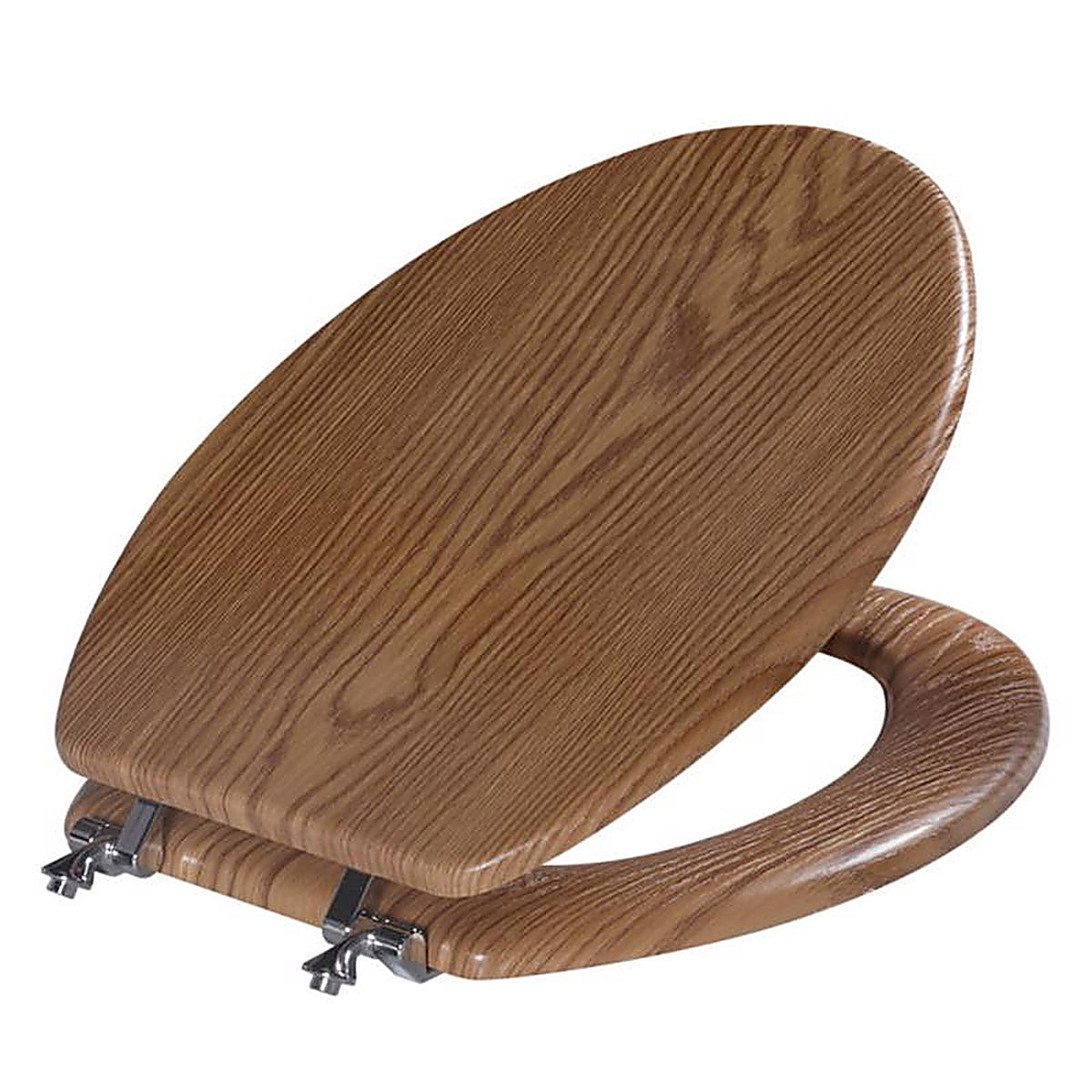 OakBrook - MD197-PVC-XP - Collection Sheridan Elongated Oak Polypropylene Toilet Seat