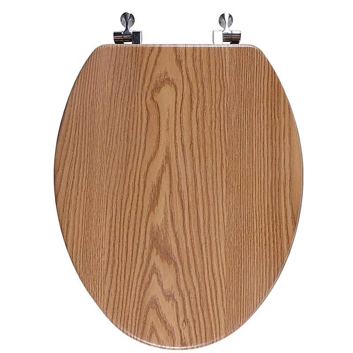 OakBrook - MD197-PVC-XP - Collection Sheridan Elongated Oak Polypropylene Toilet Seat