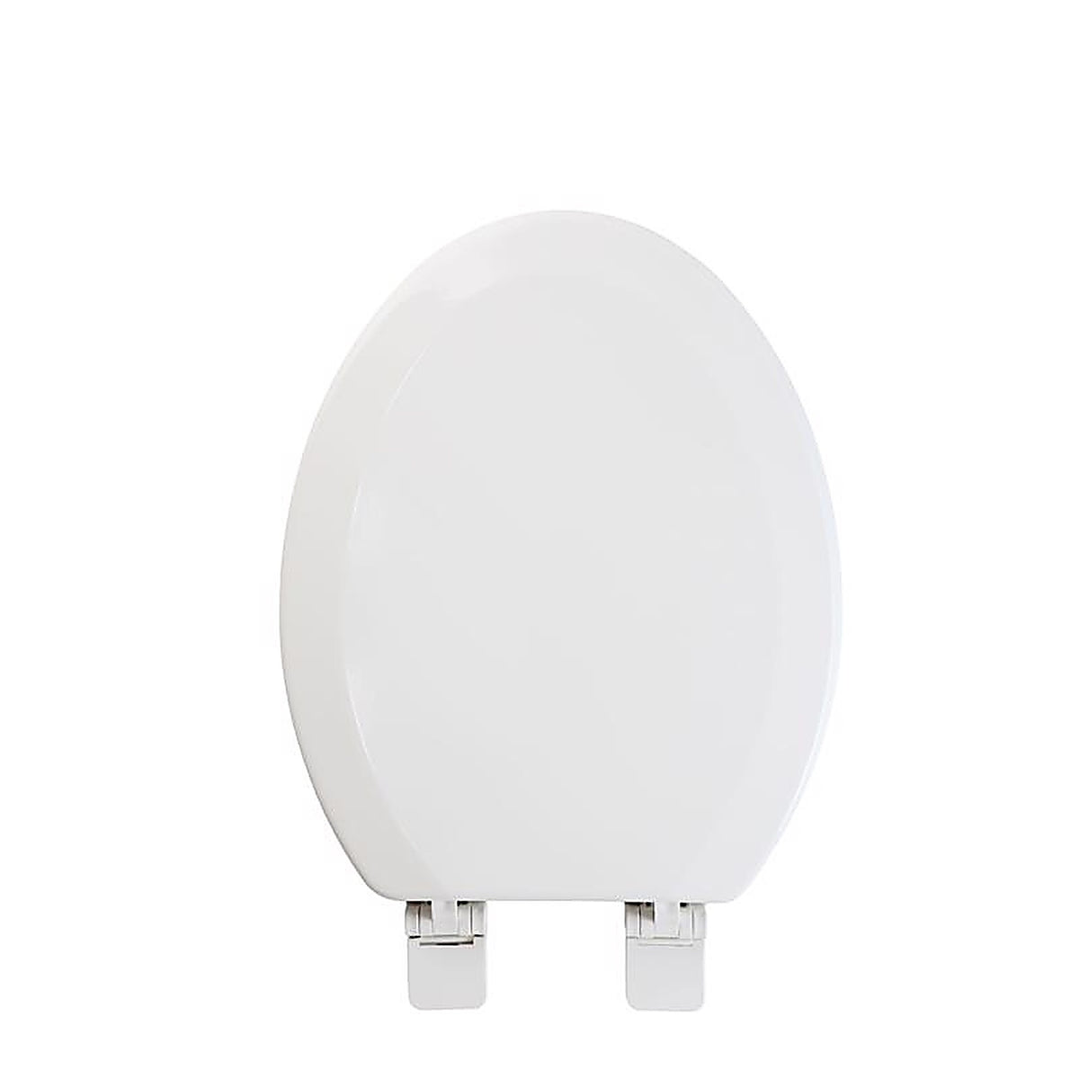 OakBrook - MD014-FG - Collection Laurel Elongated White Wood Toilet Seat