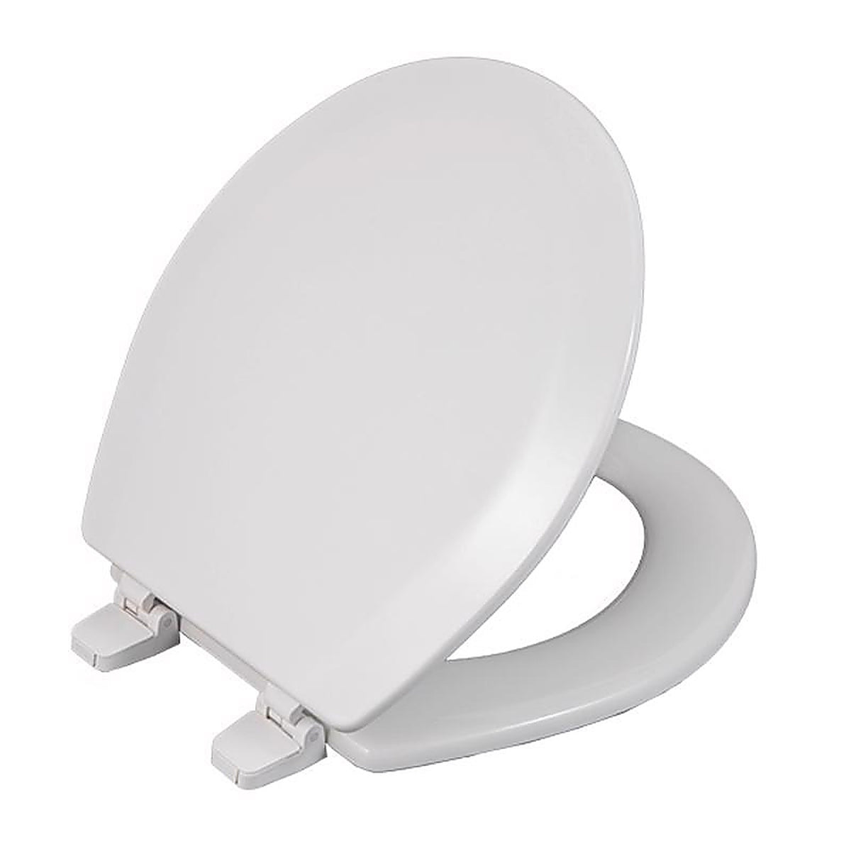 OakBrook - MD013-FG - Collection Laurel Round White Wood Toilet Seat