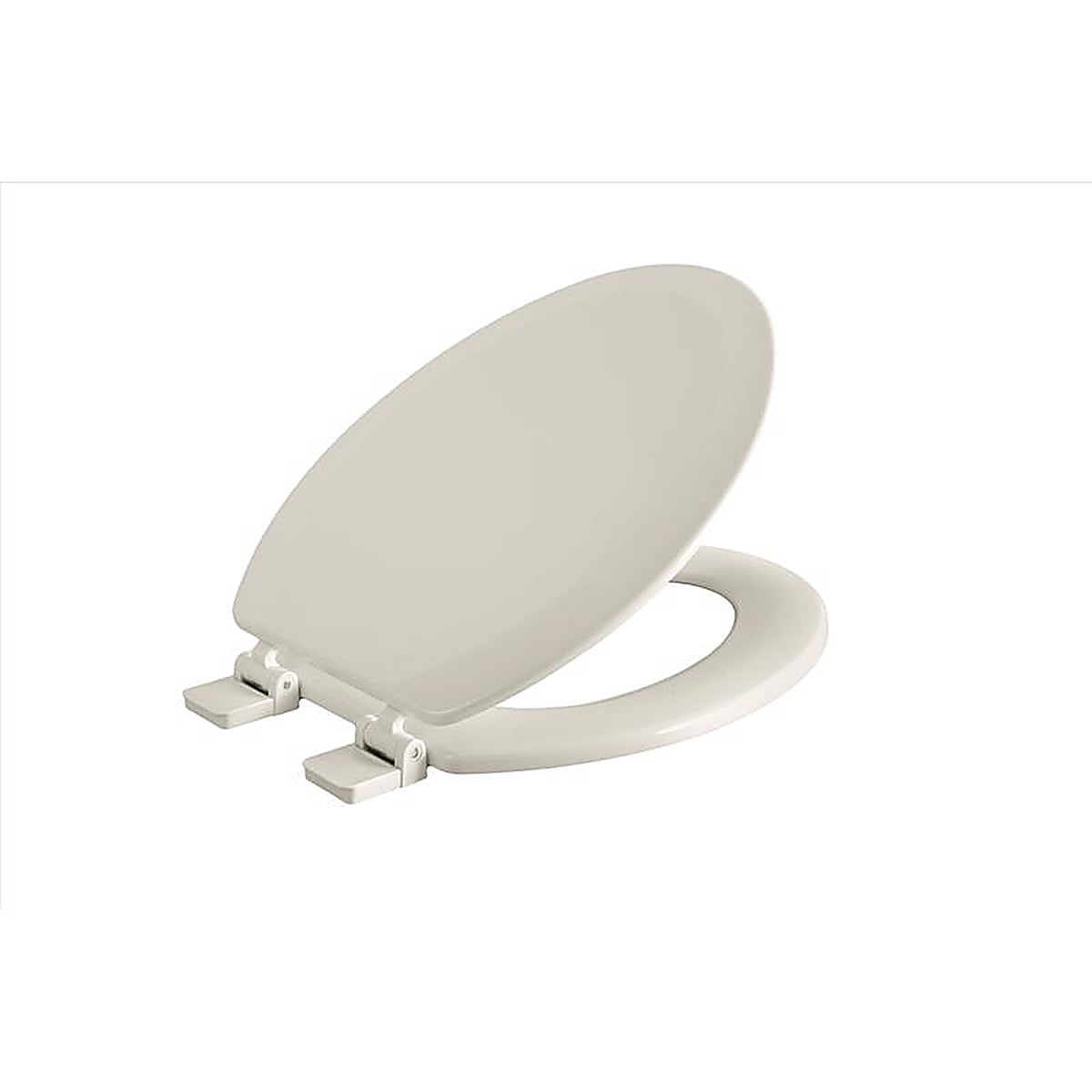 OakBrook - MD014-FG-BONE - Collection Laurel Elongated Bone Wood Toilet Seat
