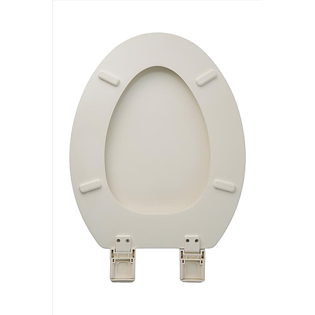 OakBrook - MD014-FG-BONE - Collection Laurel Elongated Bone Wood Toilet Seat