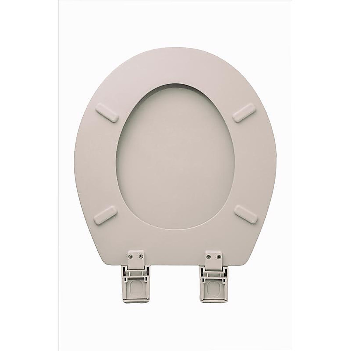 OakBrook - MD013-FG--BIS - Collection Laurel Round Biscuit Wood Toilet Seat