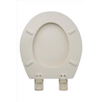 OakBrook - MD013-FG-BONE - Collection Laurel Round Bone Wood Toilet Seat