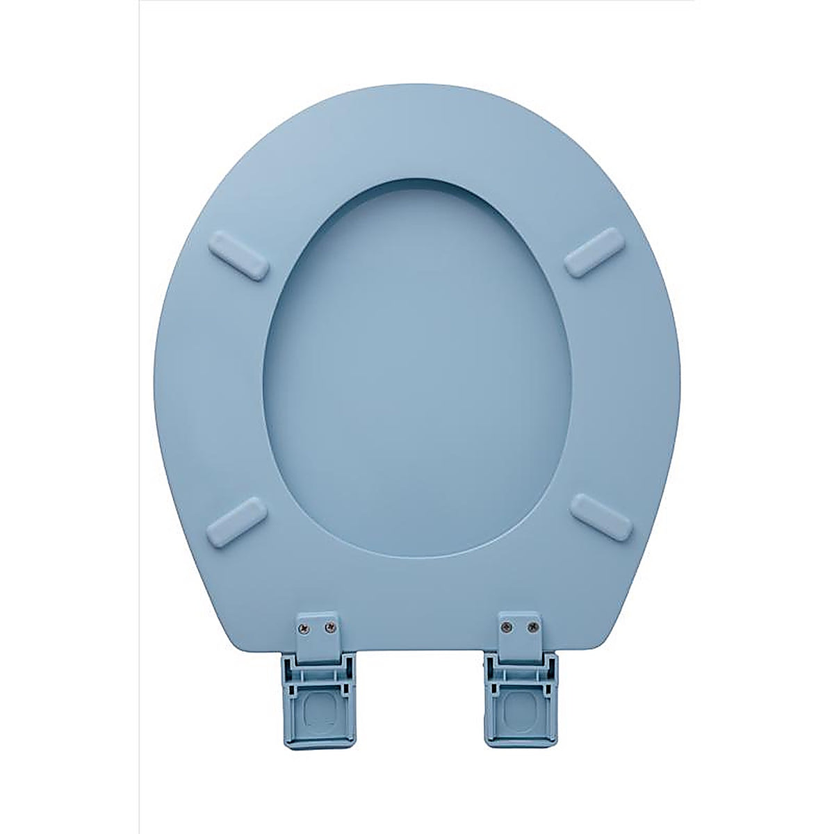 OakBrook - MD013-FG-BLUE - Collection Laurel Round Blue Wood Toilet Seat