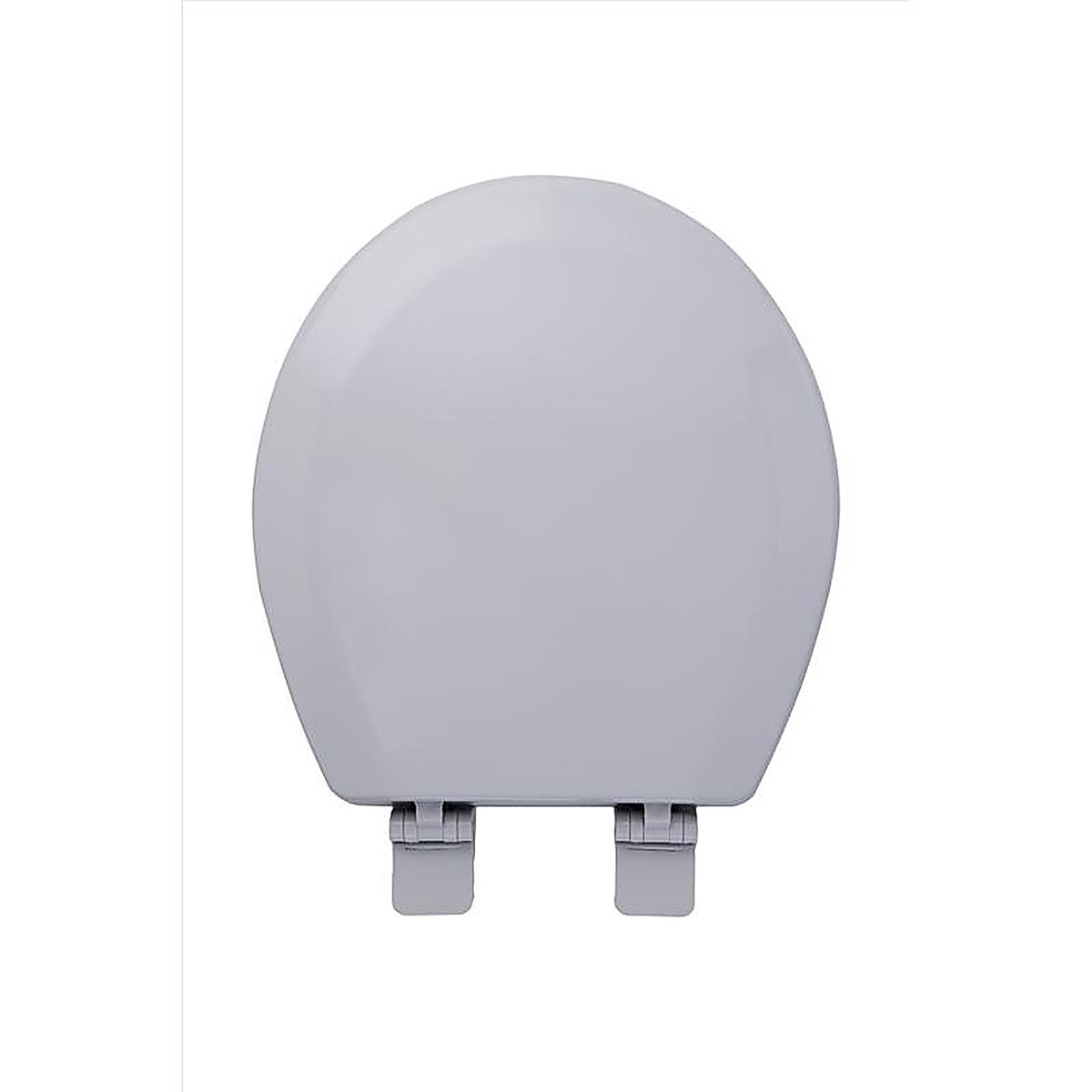 OakBrook - MD013-FG-SILVER - Collection Laurel Round Silver Wood Toilet Seat