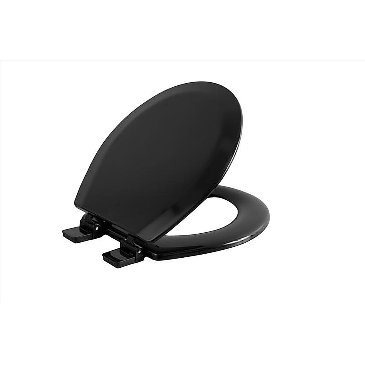 OakBrook - MD013-FG-BLACK - Collection Laurel Round Black Wood Toilet Seat