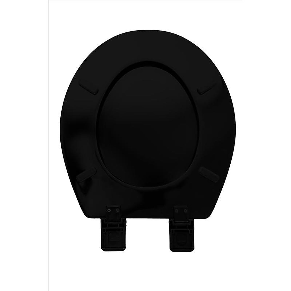 OakBrook - MD013-FG-BLACK - Collection Laurel Round Black Wood Toilet Seat