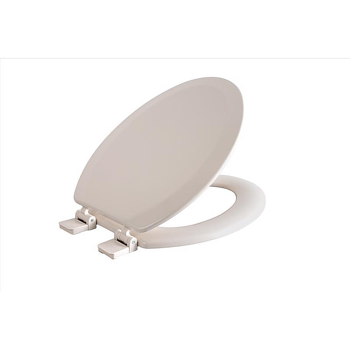 OakBrook - MD014-FG-BIS - Collection Laurel Elongated Biscuit Wood Toilet Seat
