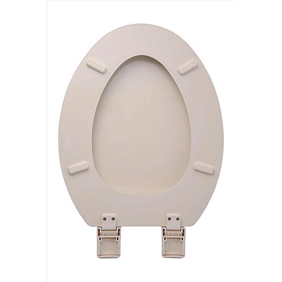 OakBrook - MD014-FG-BIS - Collection Laurel Elongated Biscuit Wood Toilet Seat