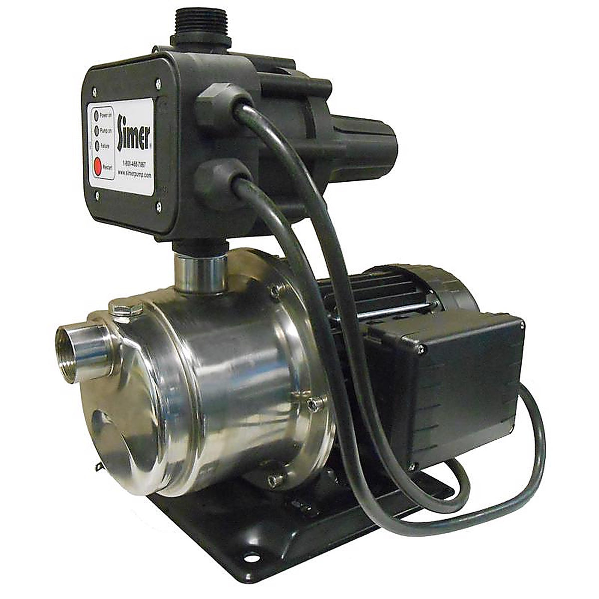 Simer - 4075SS - 3/4 HP 1440 GPH Stainless Steel Booster Pump