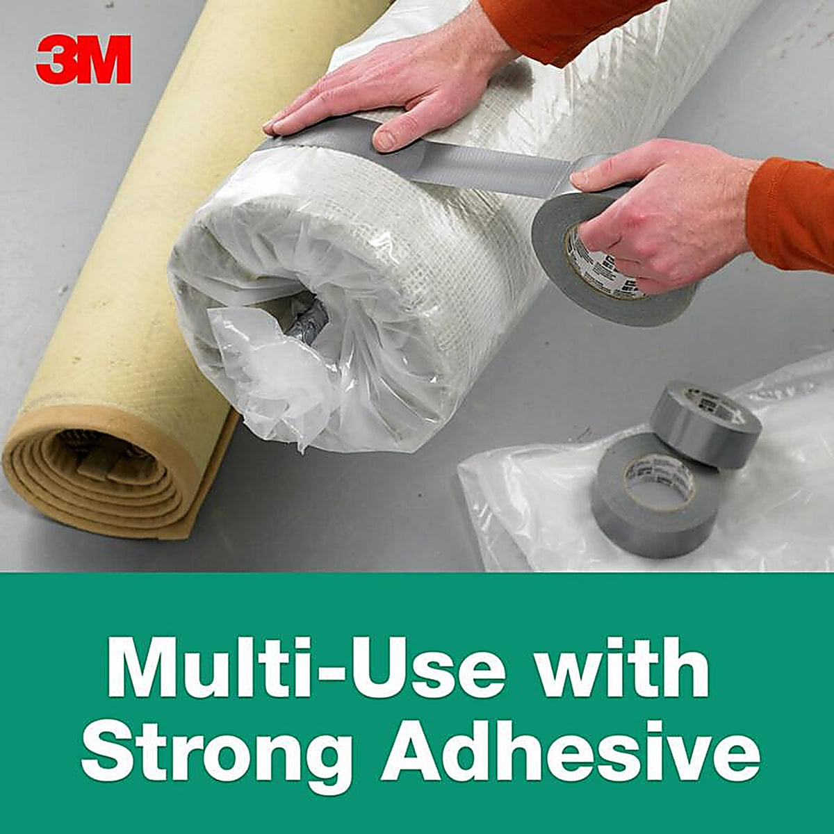 3M - 2145 - Heavy Duty 1.88 In. W X 45 Yd L Gray Duct Tape
