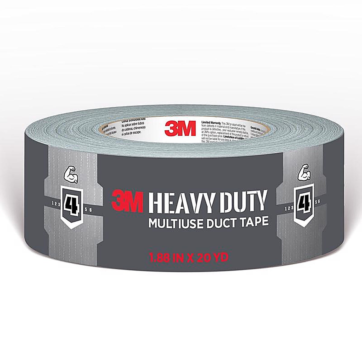 3M - 2120 - 1.88 In. W X 20 Yd L Gray Heavy Duty Duct Tape